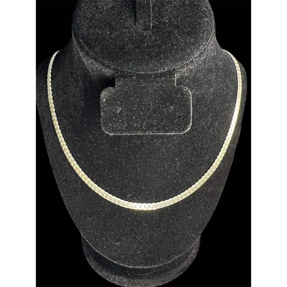 925 Sterling Silver 18 In Chain Necklace 22 Grams - Picture 2 of 3